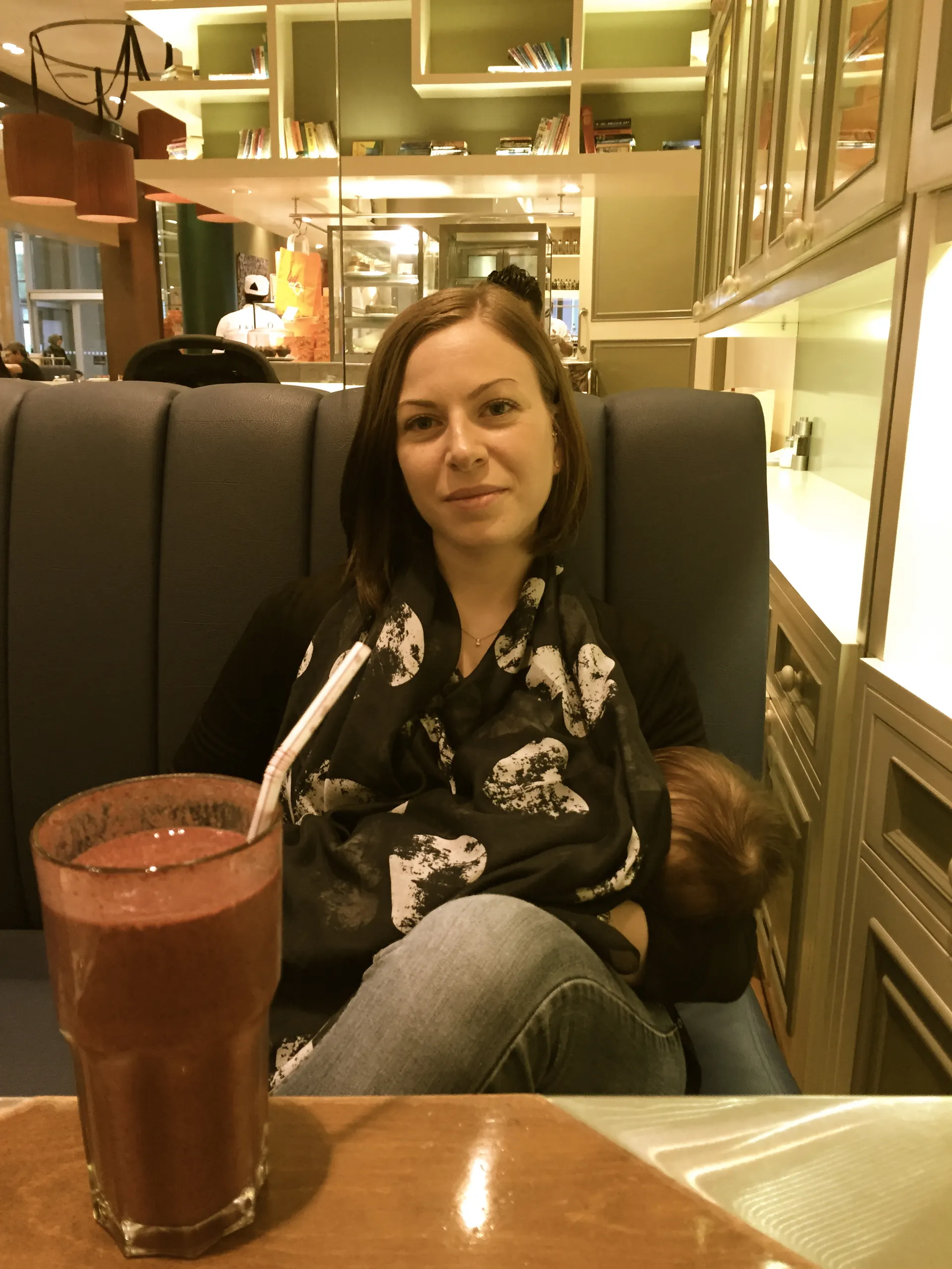 Nursing at a café :-)